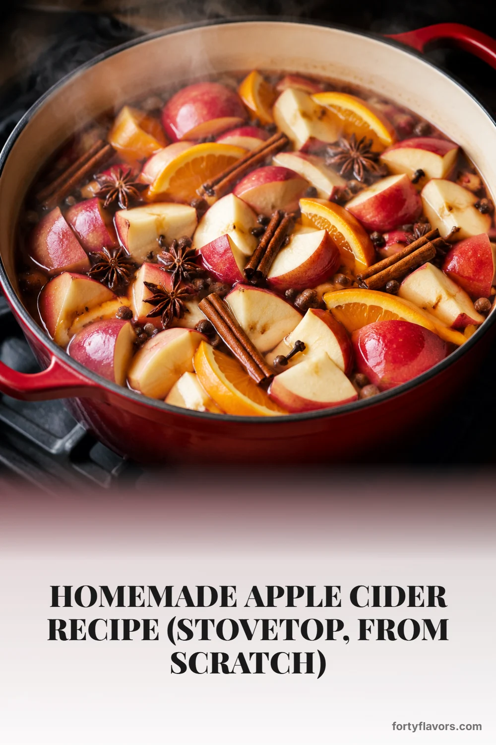 Homemade Apple Cider Recipe (Stovetop, From Scratch) – Pinterest pin 4