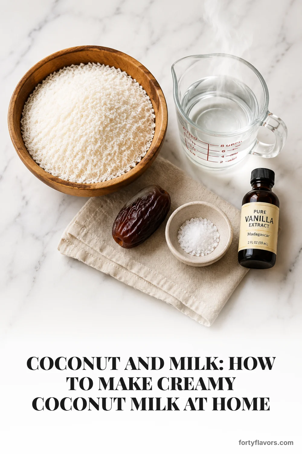 Coconut and Milk: How to Make Creamy Coconut Milk at Home – Pinterest pin 2