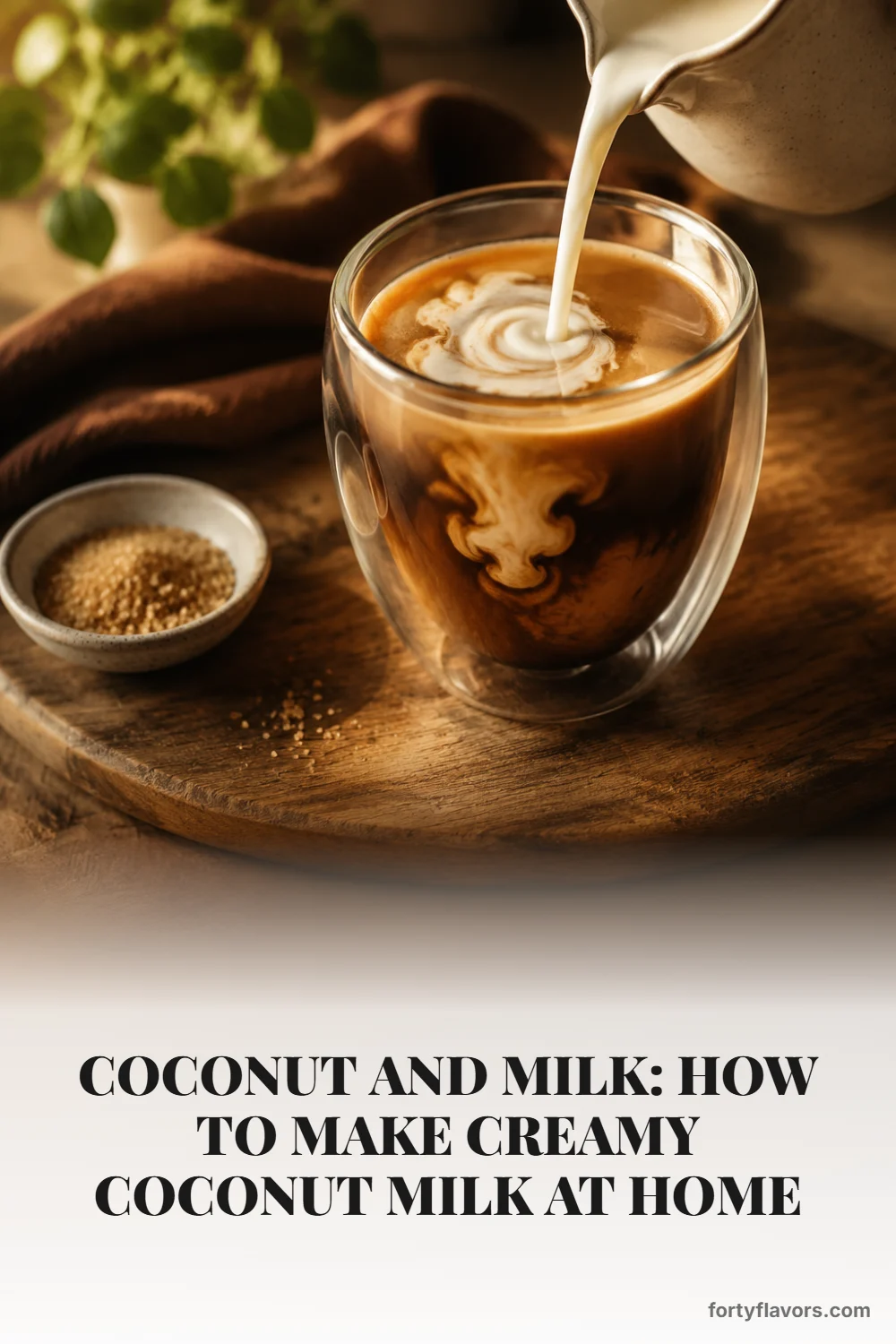 Coconut and Milk: How to Make Creamy Coconut Milk at Home – Pinterest pin 8