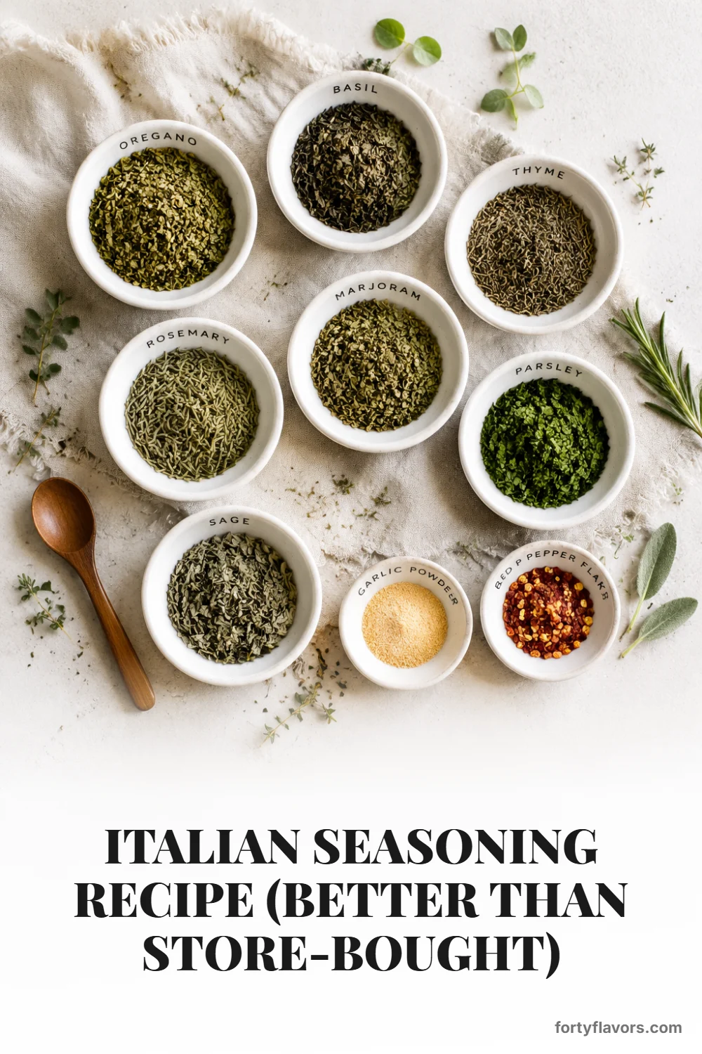 Italian Seasoning Recipe (Better Than Store-Bought) – Pinterest pin 2