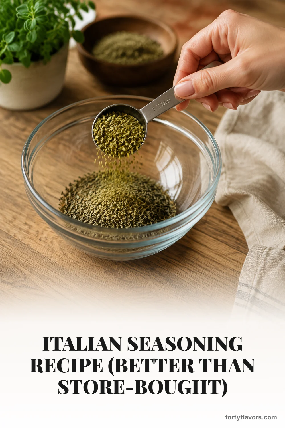 Italian Seasoning Recipe (Better Than Store-Bought) – Pinterest pin 3