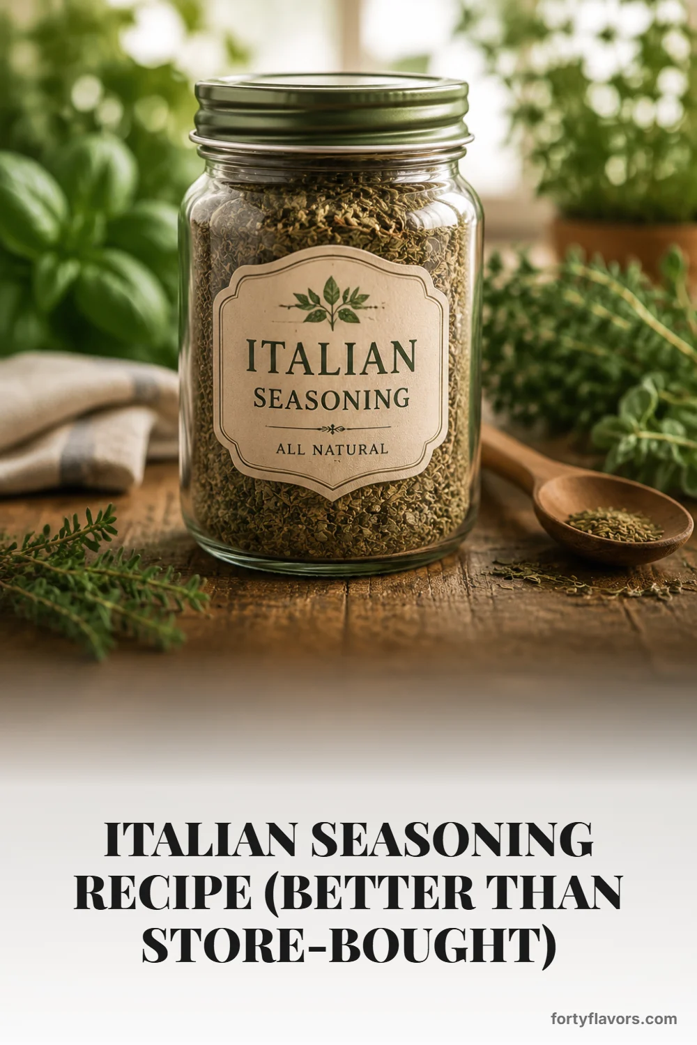 Italian Seasoning Recipe (Better Than Store-Bought) – Pinterest pin 6