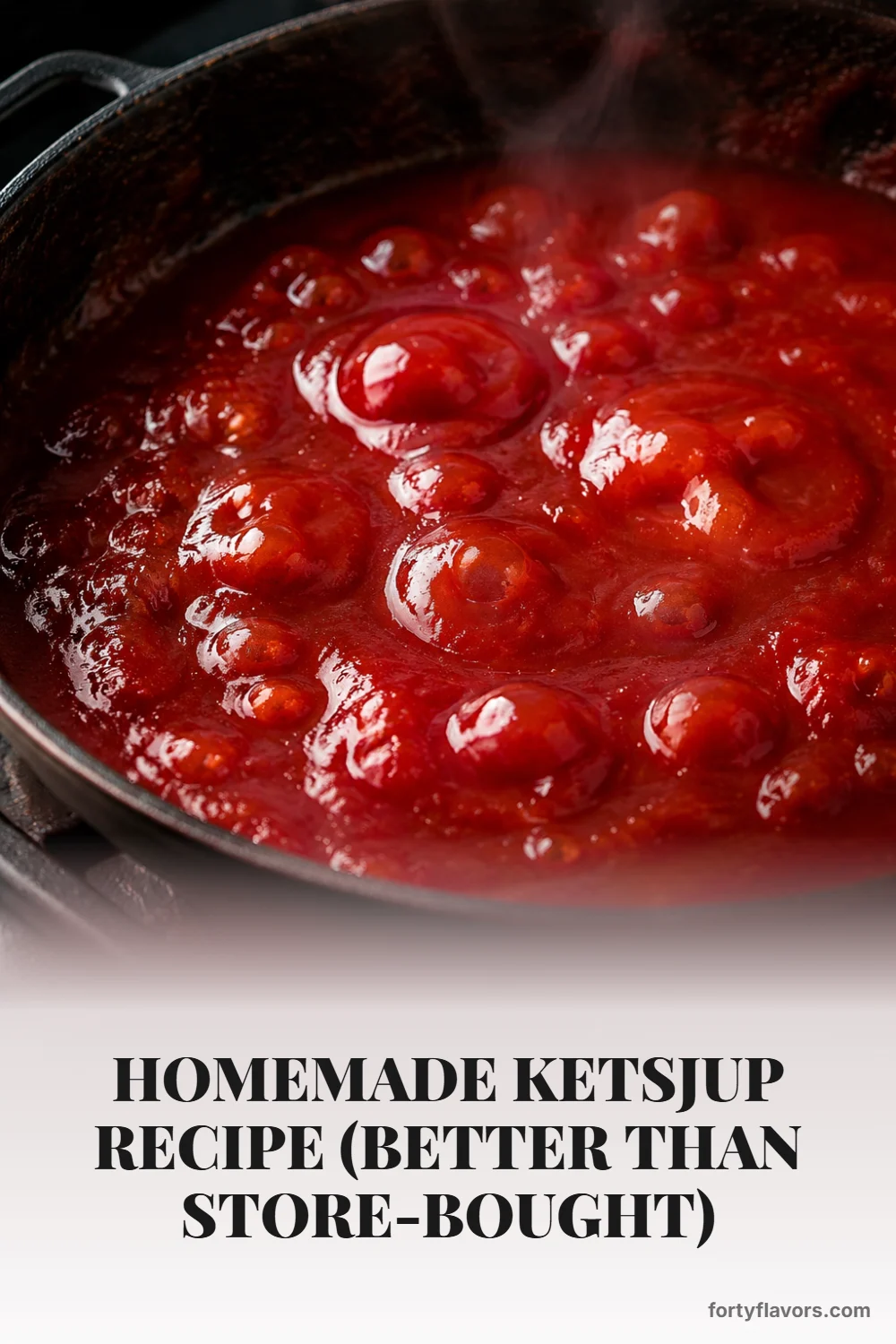 Homemade Ketsjup Recipe (Better Than Store-Bought) – Pinterest pin 4