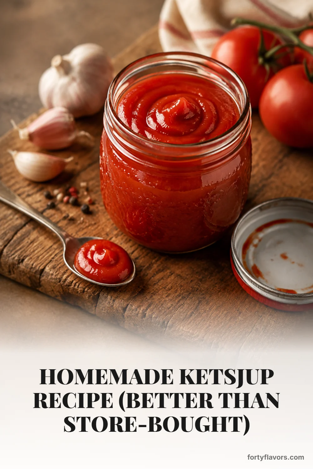 Homemade Ketsjup Recipe (Better Than Store-Bought) – Pinterest pin 6