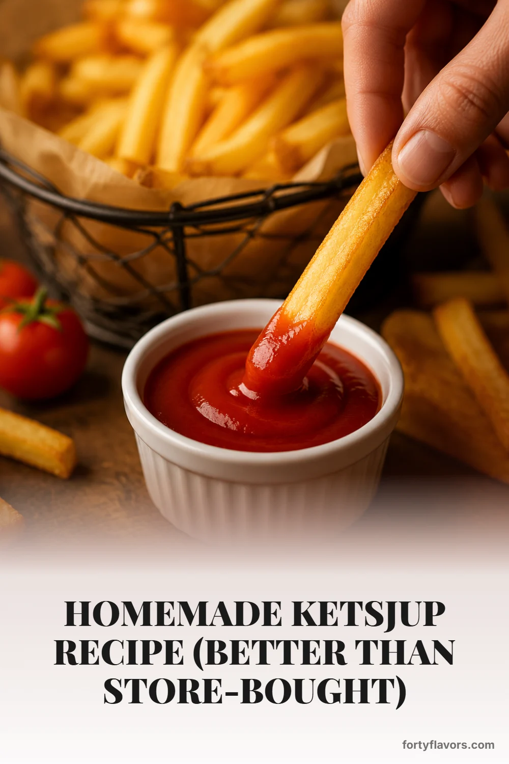 Homemade Ketsjup Recipe (Better Than Store-Bought) – Pinterest pin 7