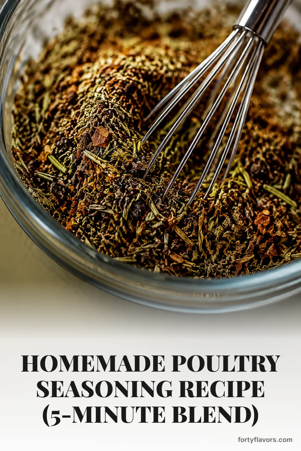 Homemade Poultry Seasoning Recipe (5-Minute Blend) – Pinterest pin 4