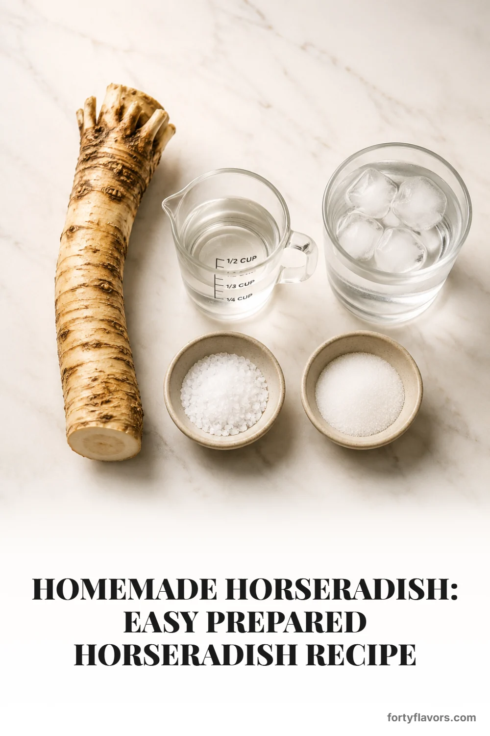 Homemade Horseradish: Easy Prepared Horseradish Recipe – Pinterest pin 2