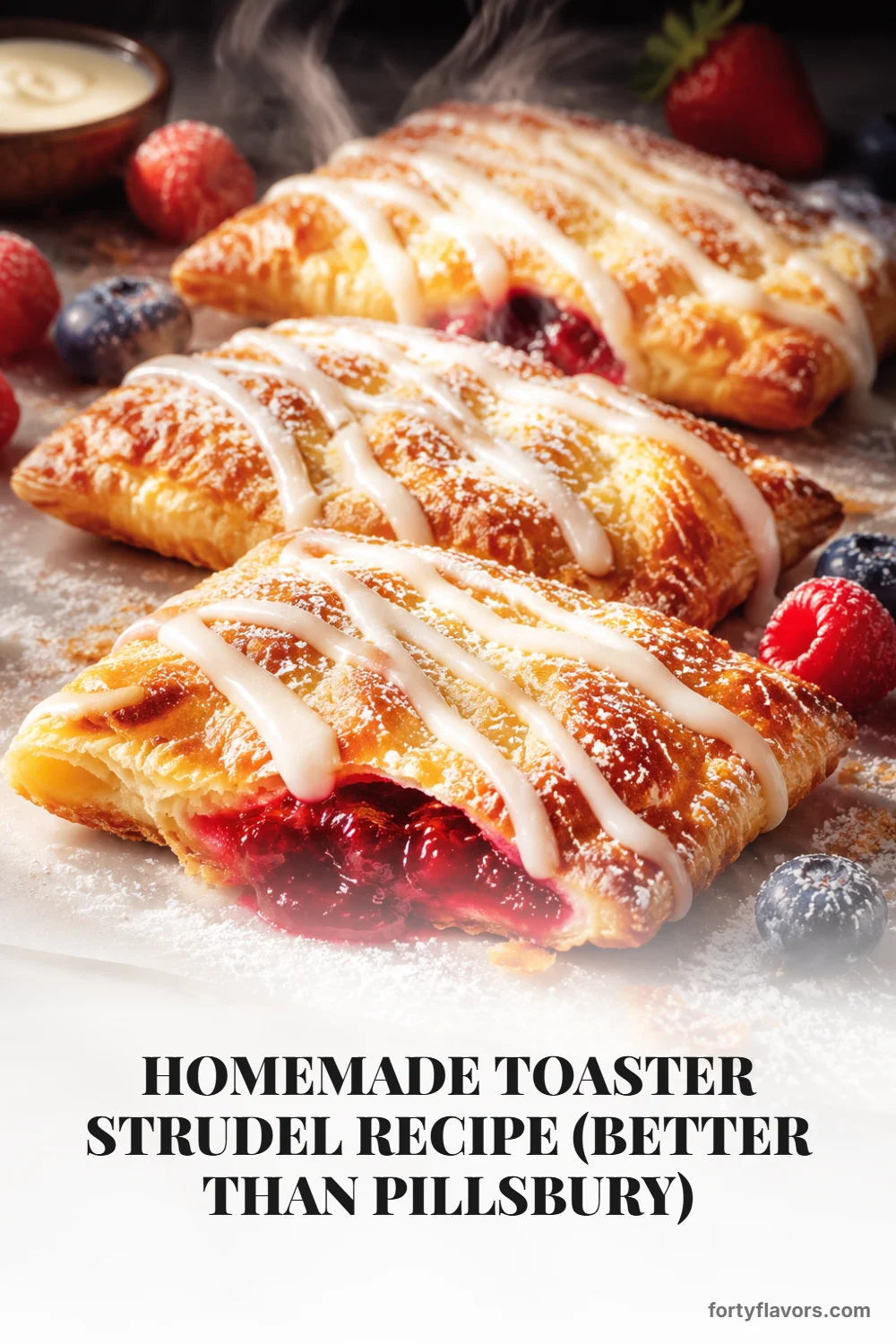Homemade Toaster Strudel Recipe (Better Than Pillsbury) – Pinterest pin 1