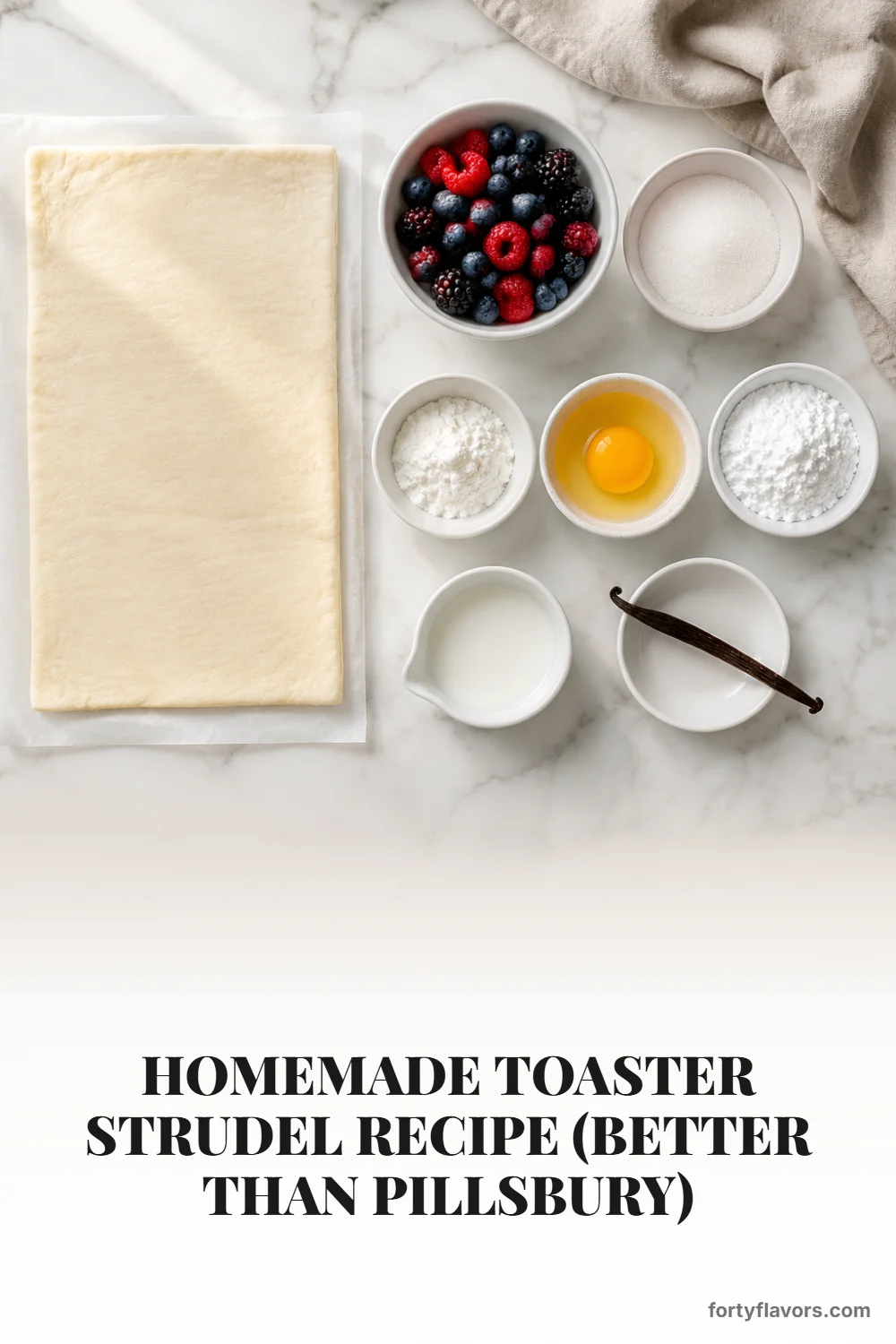 Homemade Toaster Strudel Recipe (Better Than Pillsbury) – Pinterest pin 2
