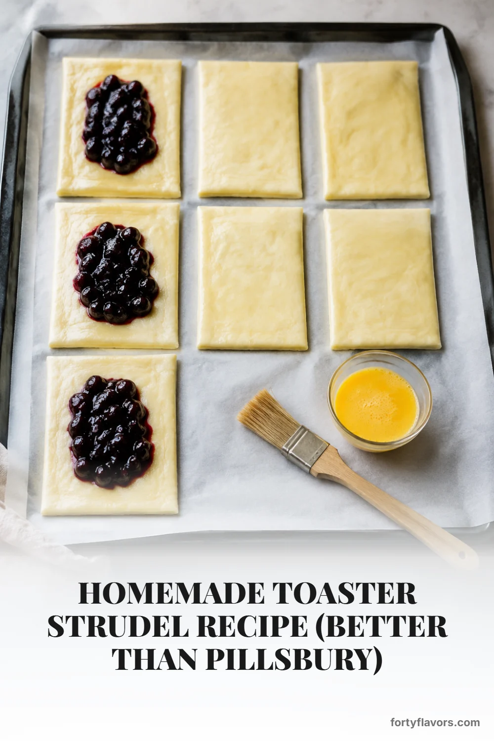 Homemade Toaster Strudel Recipe (Better Than Pillsbury) – Pinterest pin 4