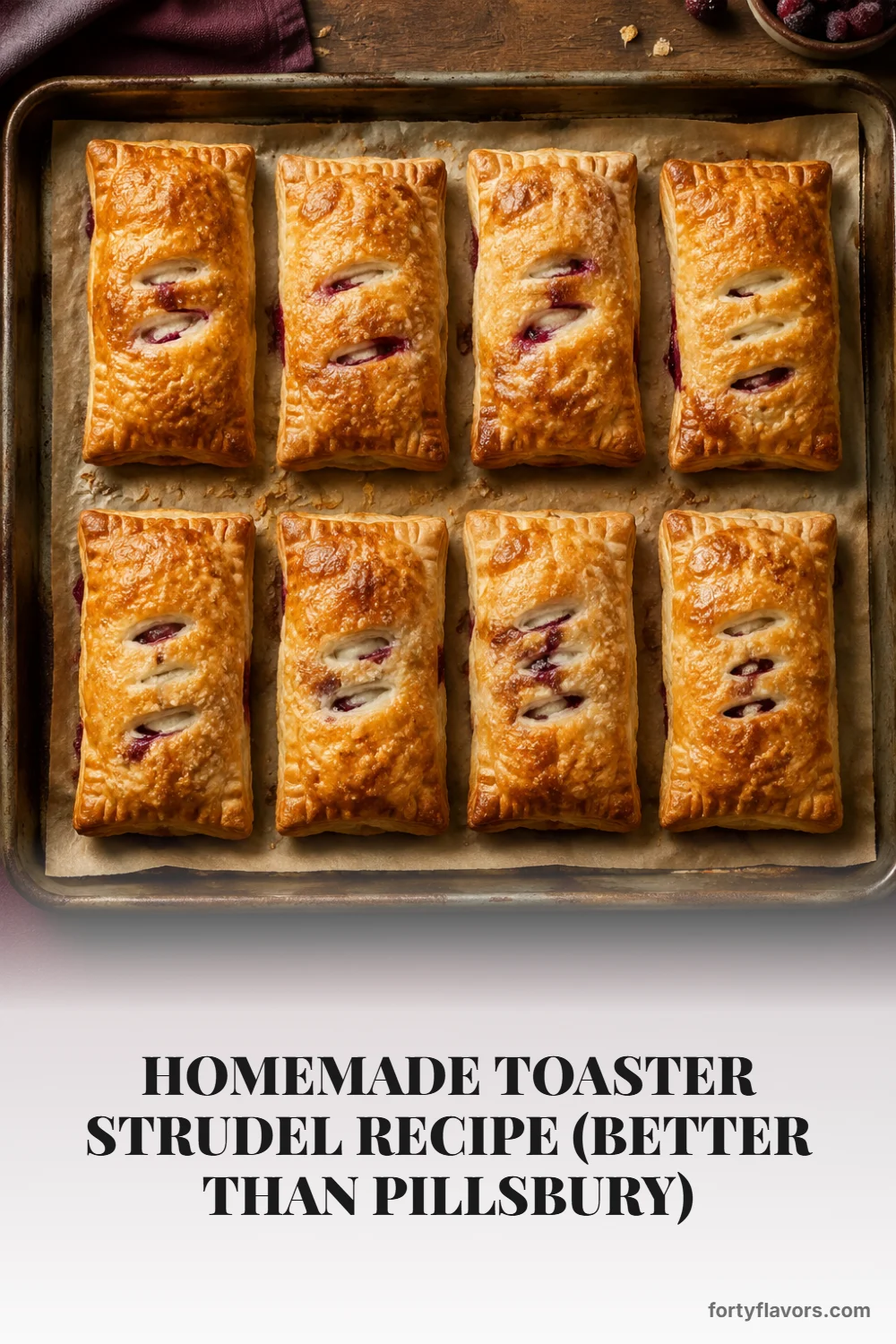 Homemade Toaster Strudel Recipe (Better Than Pillsbury) – Pinterest pin 6