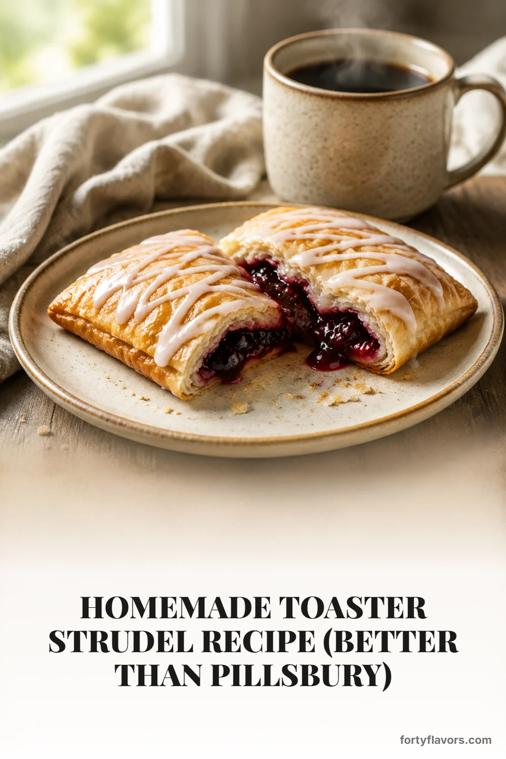 Homemade Toaster Strudel Recipe (Better Than Pillsbury) – Pinterest pin 8