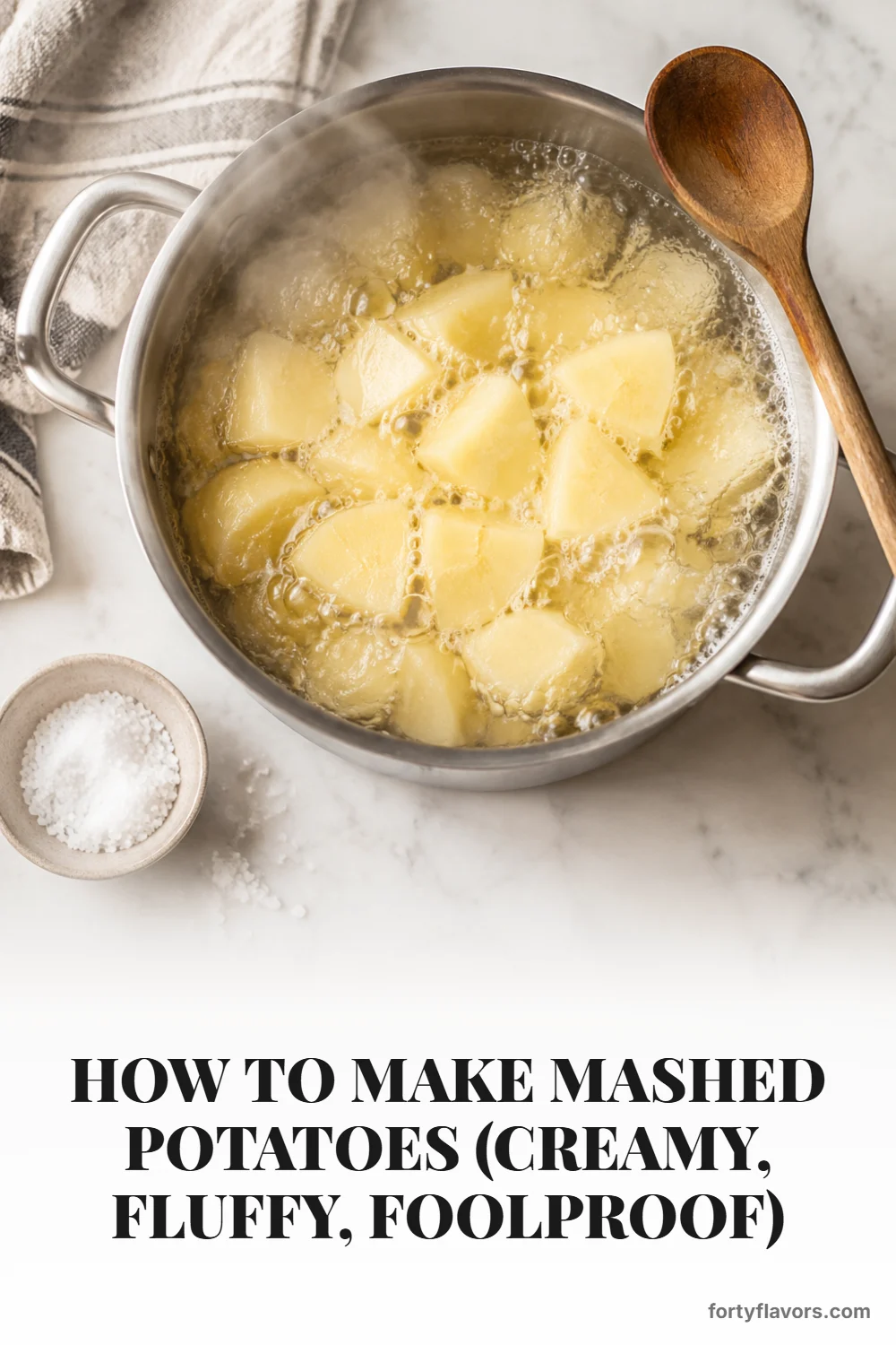 How to Make Mashed Potatoes (Creamy, Fluffy, Foolproof) – Pinterest pin 4