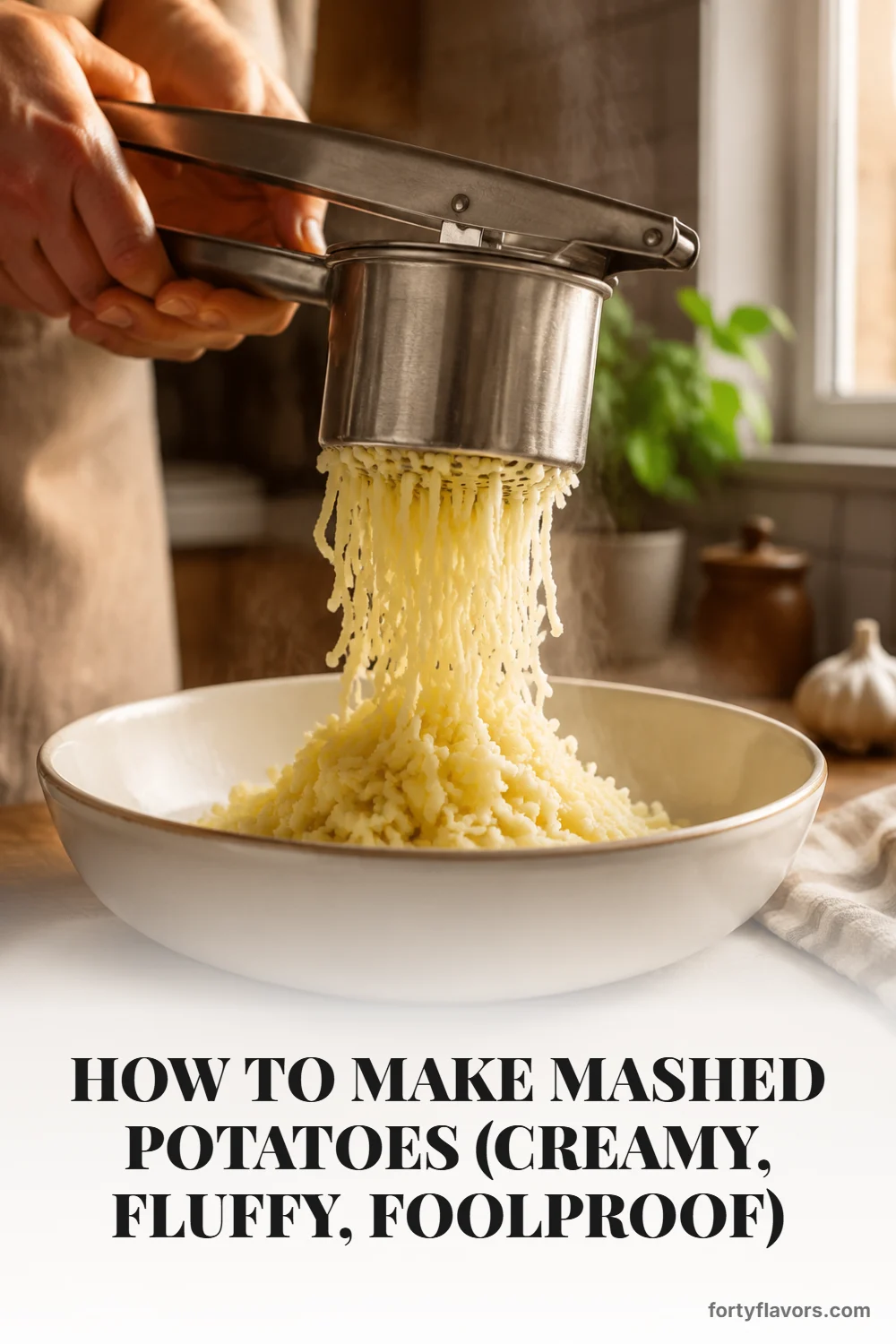 How to Make Mashed Potatoes (Creamy, Fluffy, Foolproof) – Pinterest pin 5