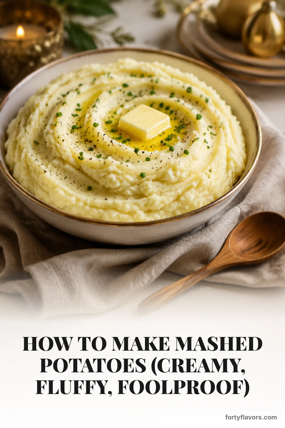 How to Make Mashed Potatoes (Creamy, Fluffy, Foolproof) – Pinterest pin 7
