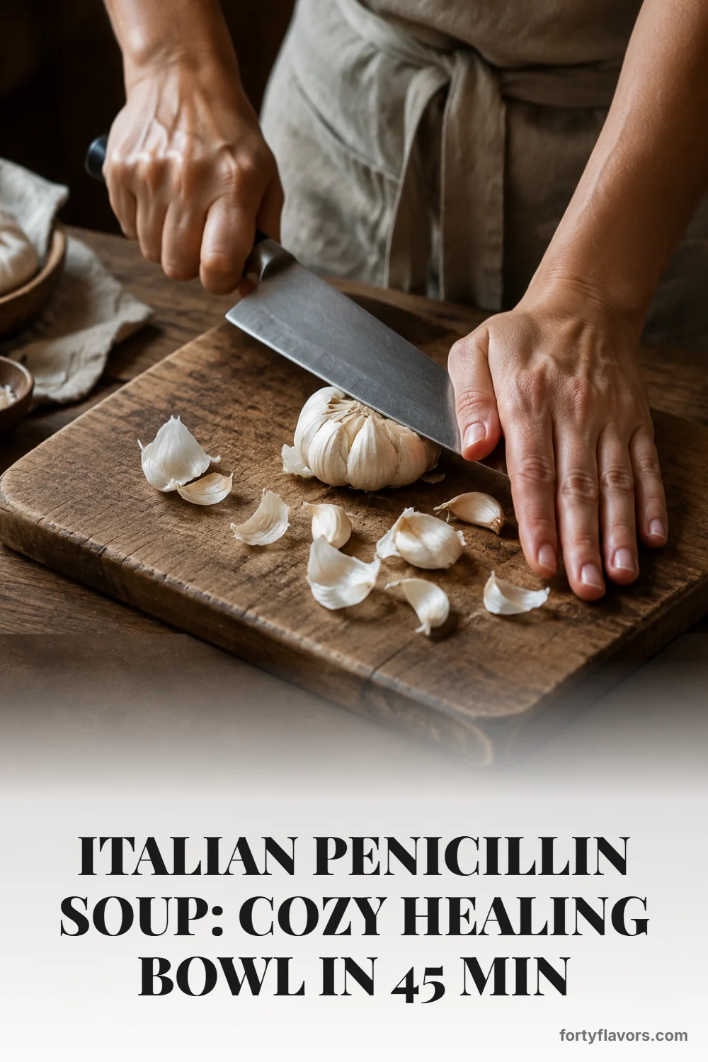 Italian Penicillin Soup: Cozy Healing Bowl in 45 Min – Pinterest pin 3