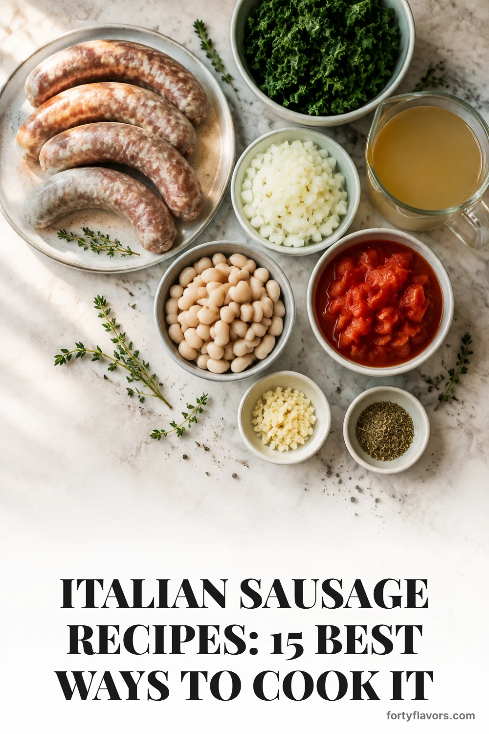 Italian Sausage Recipes: 15 Best Ways to Cook It – Pinterest pin 2