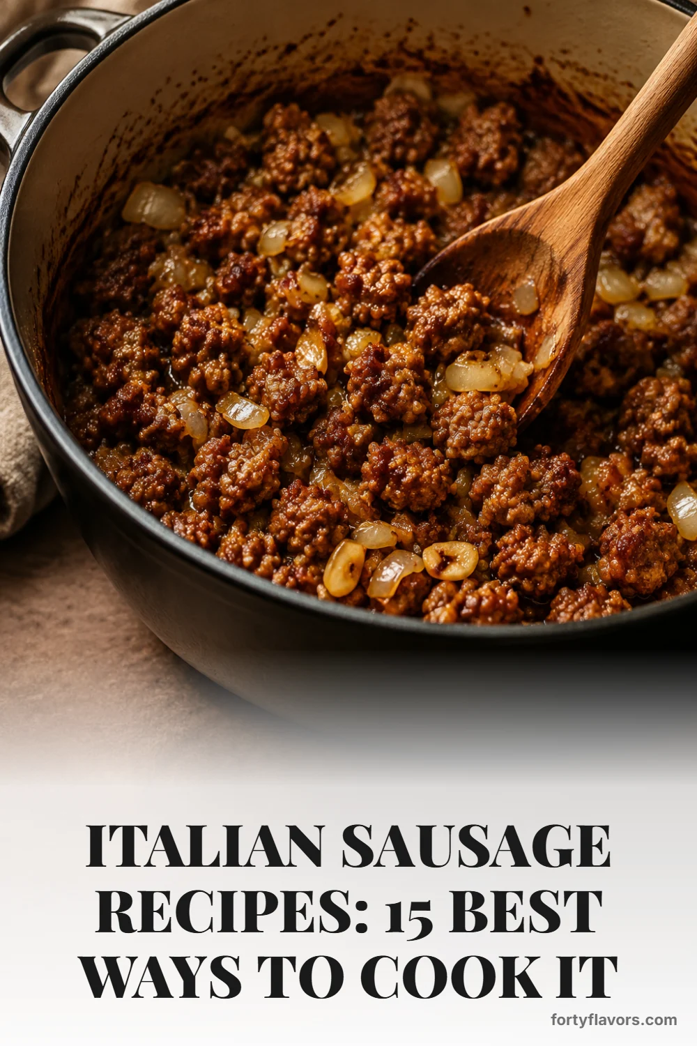 Italian Sausage Recipes: 15 Best Ways to Cook It – Pinterest pin 4