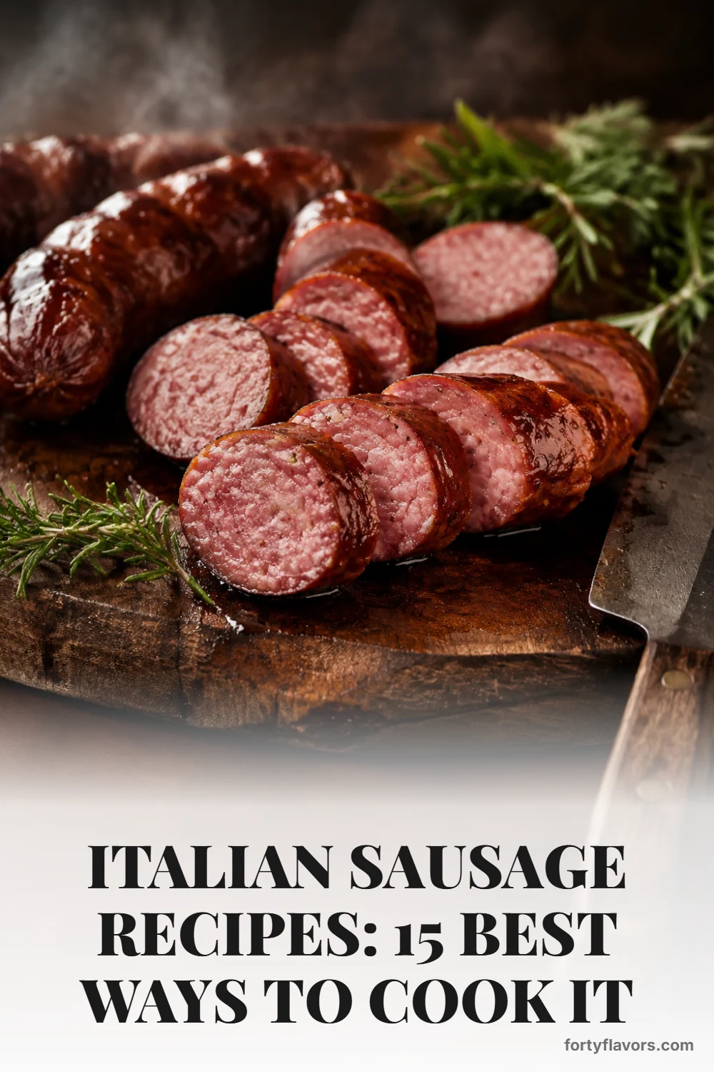 Italian Sausage Recipes: 15 Best Ways to Cook It – Pinterest pin 8