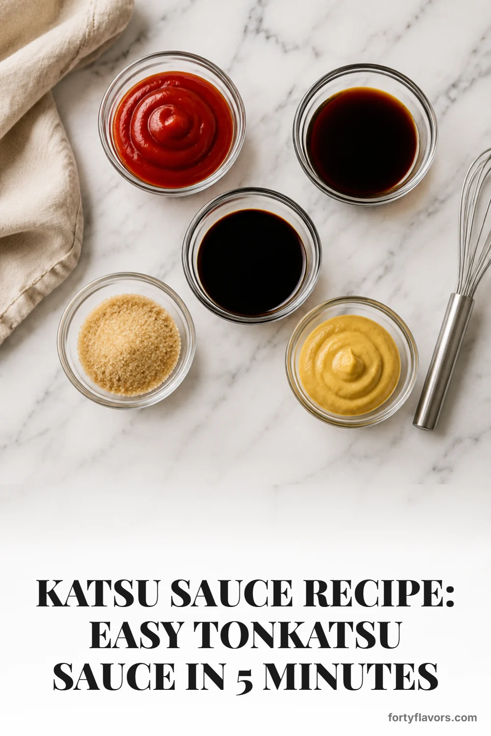 Katsu Sauce Recipe: Easy Tonkatsu Sauce in 5 Minutes – Pinterest pin 2
