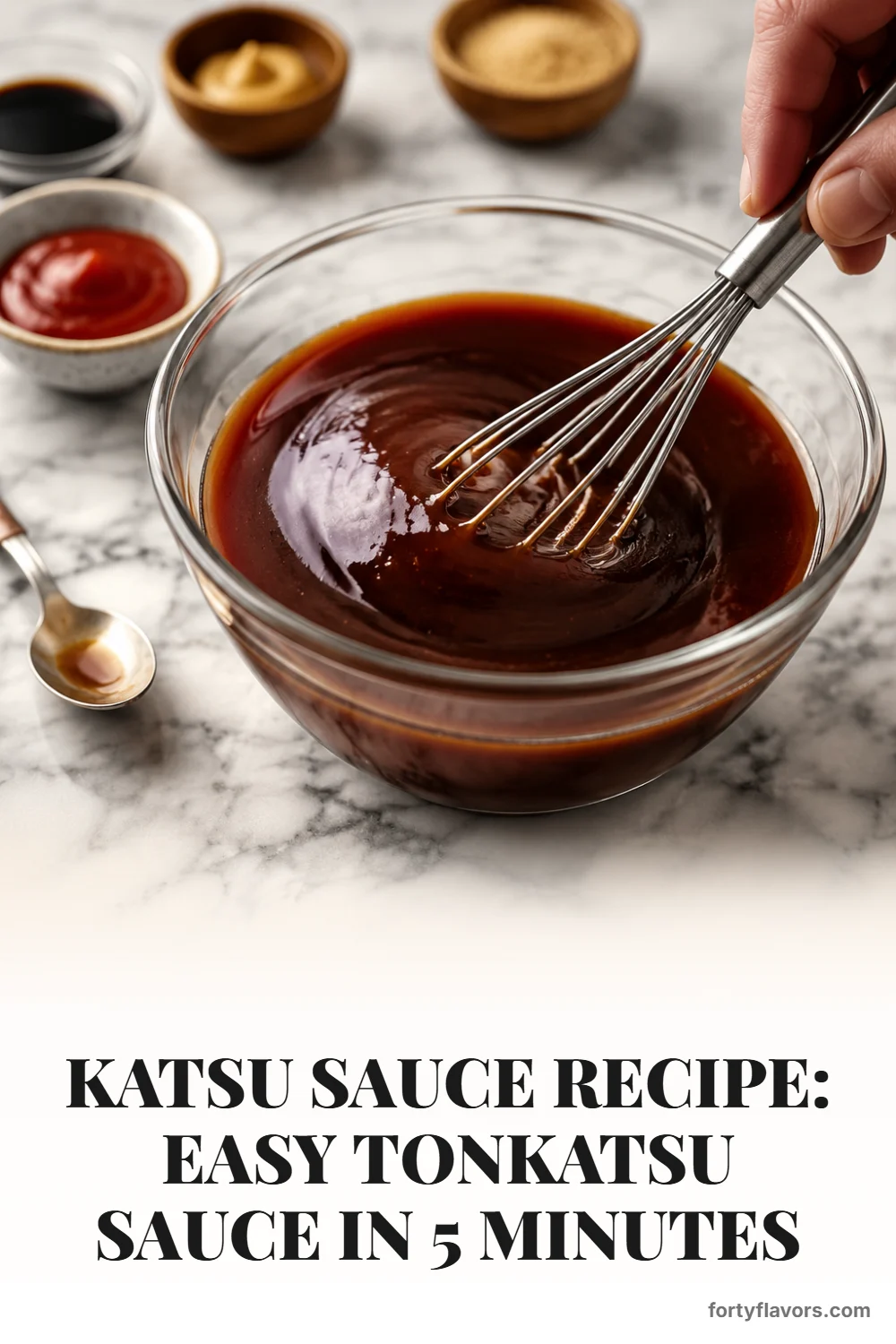 Katsu Sauce Recipe: Easy Tonkatsu Sauce in 5 Minutes – Pinterest pin 5