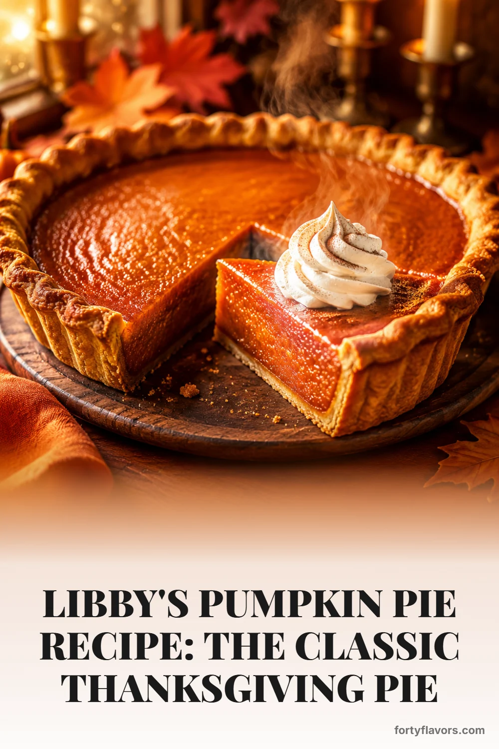 Libby's Pumpkin Pie Recipe: The Classic Thanksgiving Pie – Pinterest pin 1