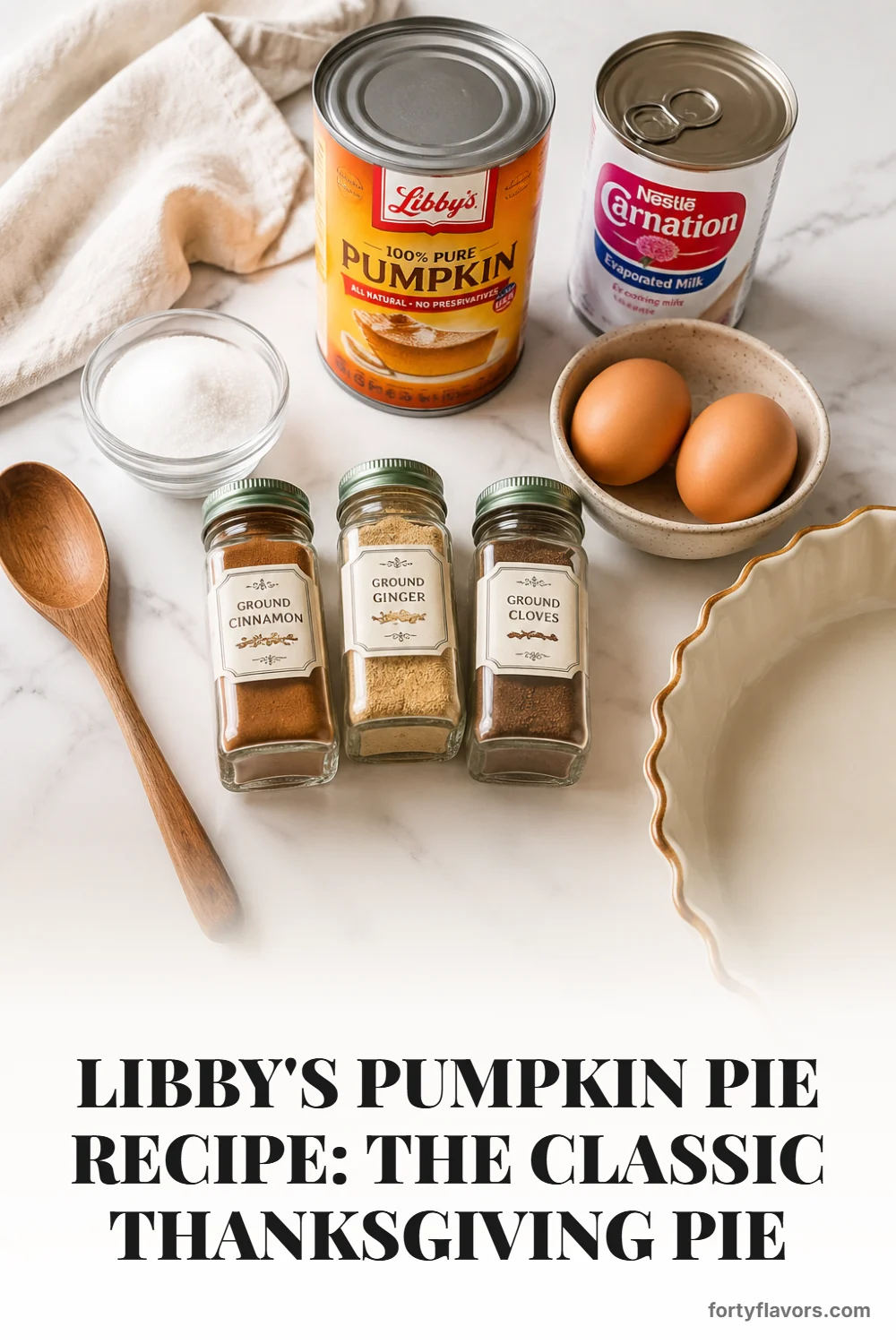 Libby's Pumpkin Pie Recipe: The Classic Thanksgiving Pie – Pinterest pin 2