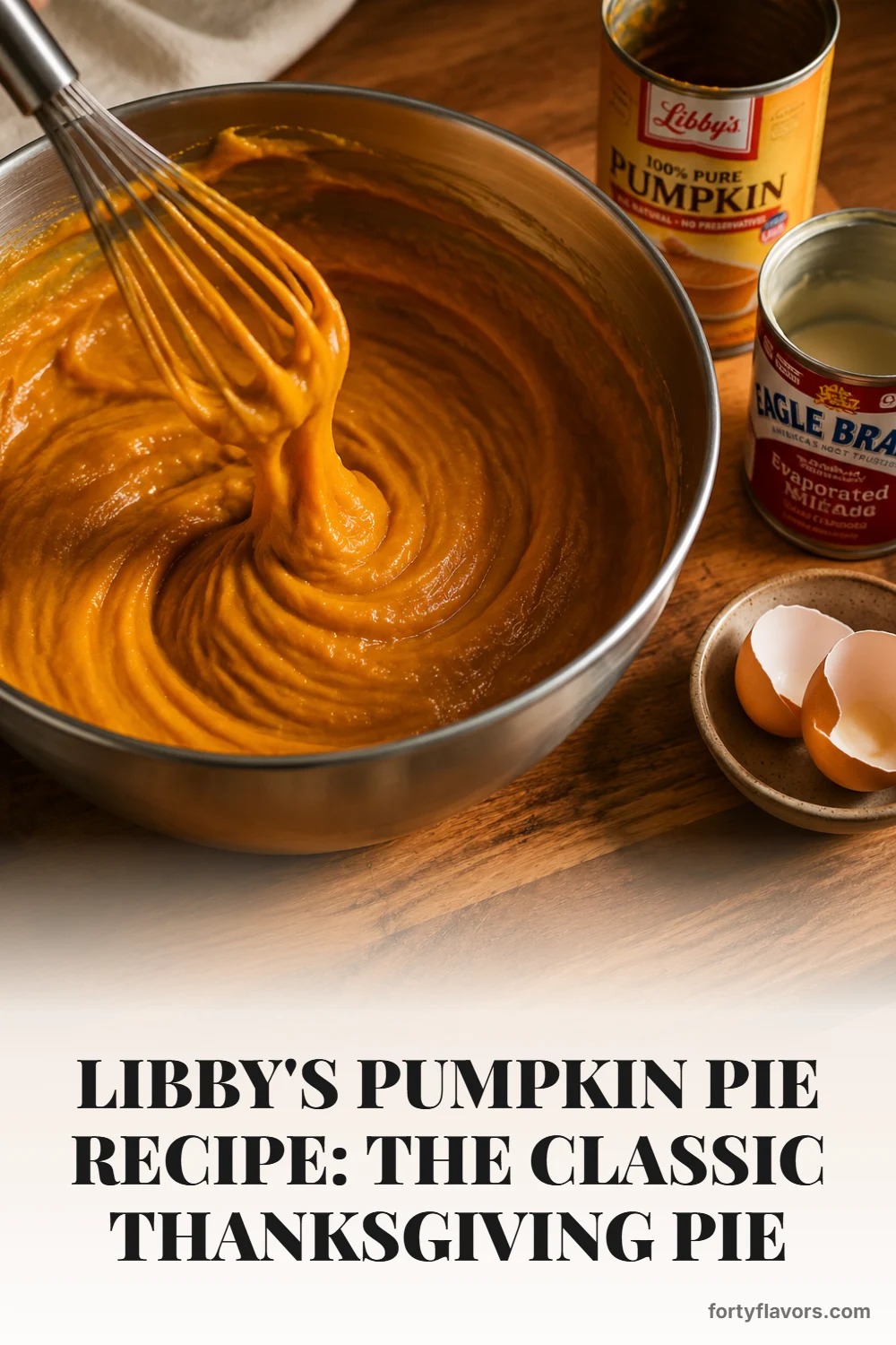 Libby's Pumpkin Pie Recipe: The Classic Thanksgiving Pie – Pinterest pin 4