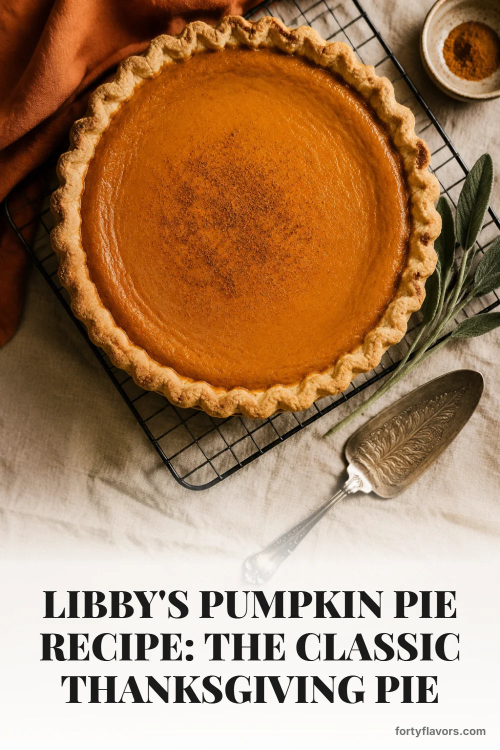 Libby's Pumpkin Pie Recipe: The Classic Thanksgiving Pie – Pinterest pin 6
