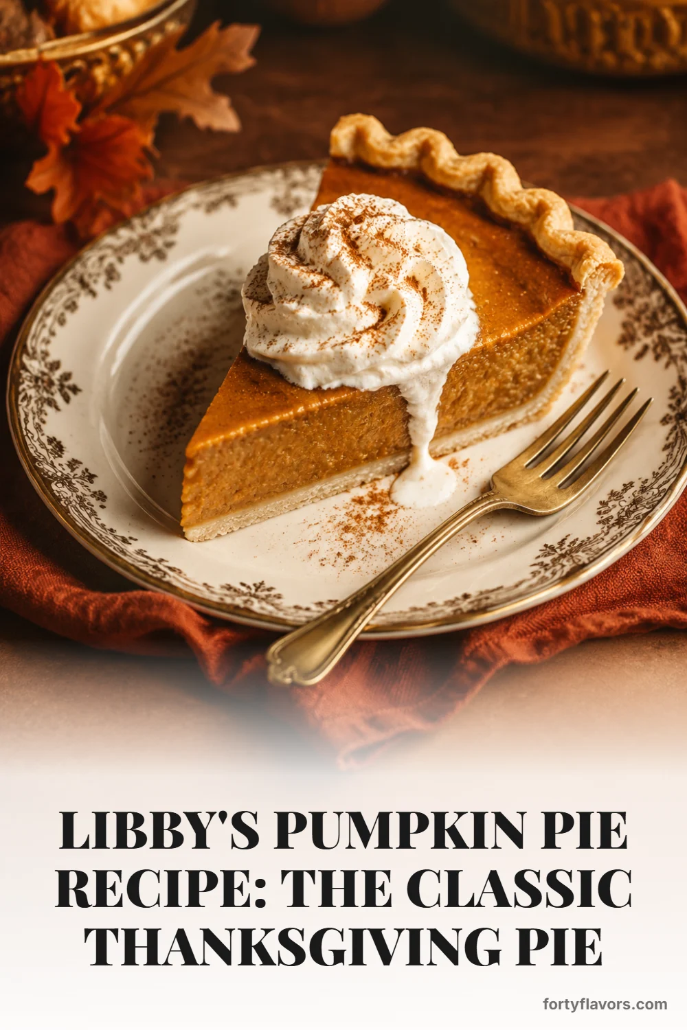 Libby's Pumpkin Pie Recipe: The Classic Thanksgiving Pie – Pinterest pin 8