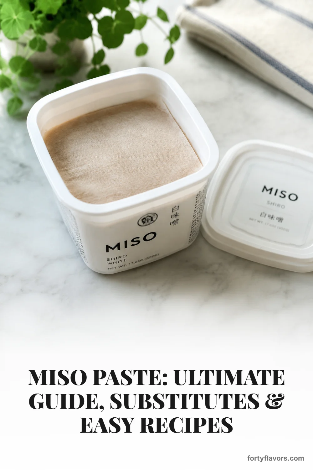 Miso Paste: Ultimate Guide, Substitutes & Easy Recipes – Pinterest pin 8