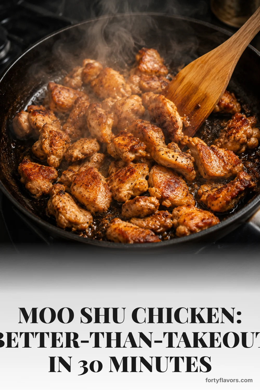 Moo Shu Chicken: Better-Than-Takeout in 30 Minutes – Pinterest pin 4