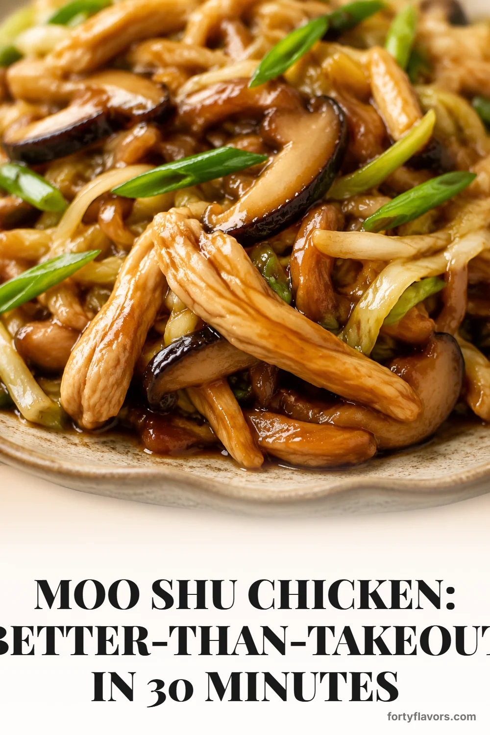 Moo Shu Chicken: Better-Than-Takeout in 30 Minutes – Pinterest pin 8
