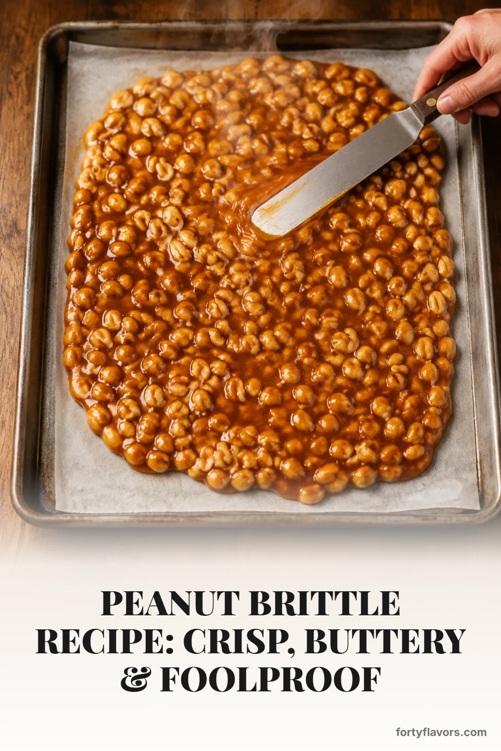 Peanut Brittle Recipe: Crisp, Buttery & Foolproof – Pinterest pin 5