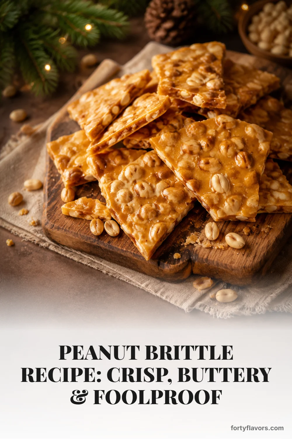 Peanut Brittle Recipe: Crisp, Buttery & Foolproof – Pinterest pin 6