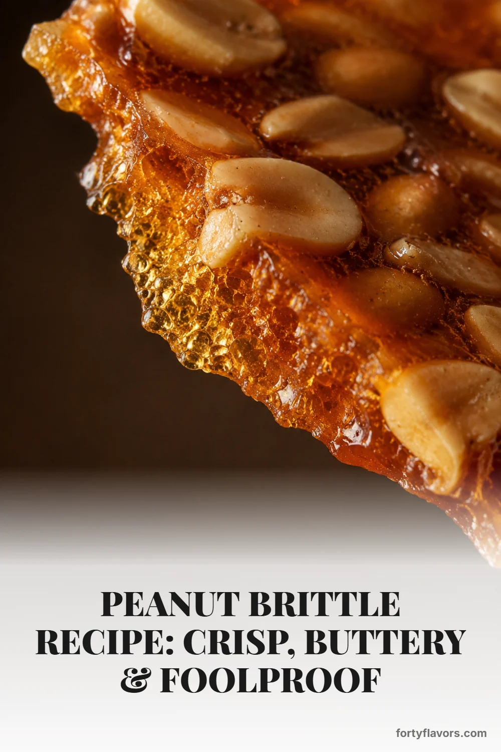 Peanut Brittle Recipe: Crisp, Buttery & Foolproof – Pinterest pin 7