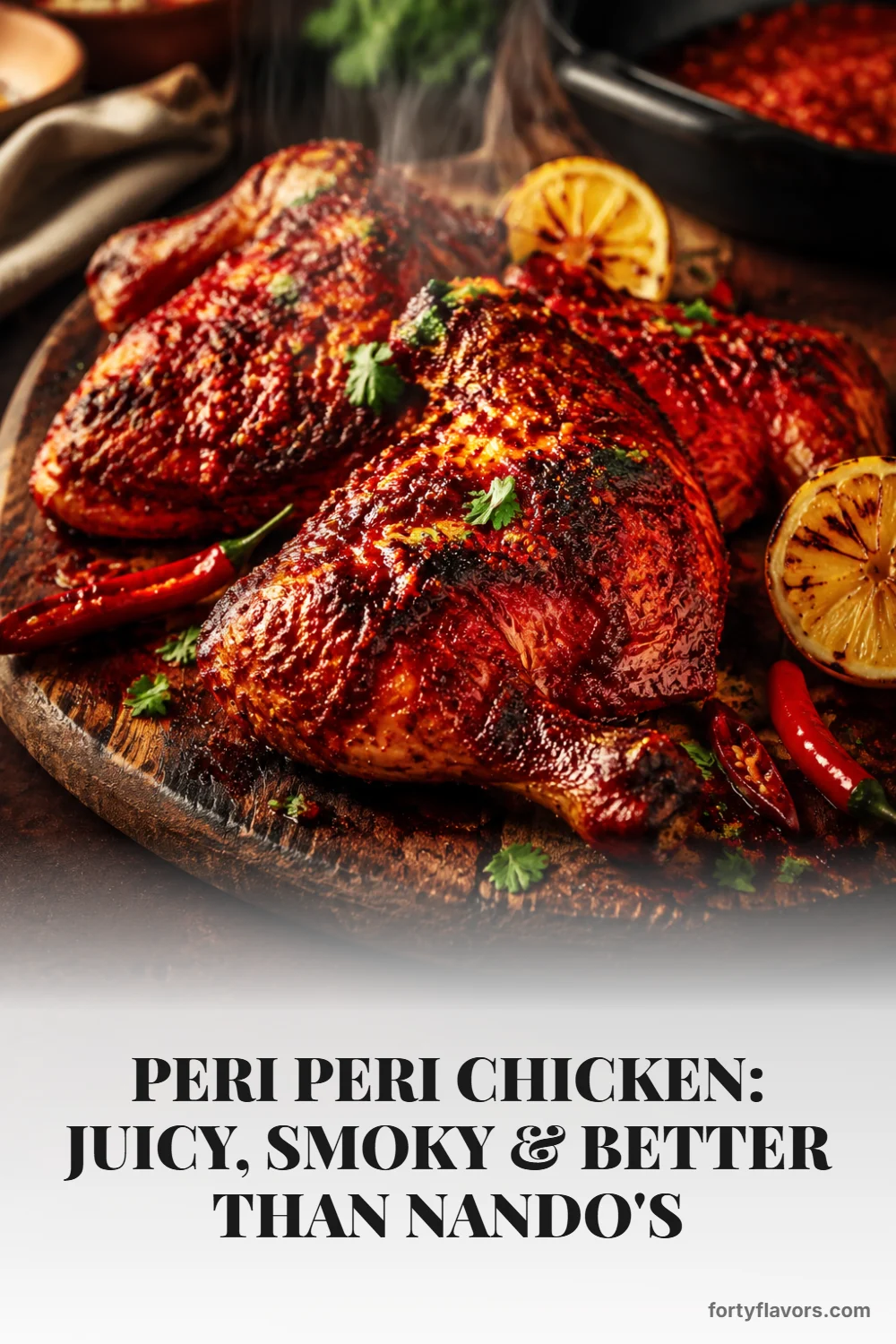 Peri Peri Chicken: Juicy, Smoky & Better Than Nando's – Pinterest pin 1