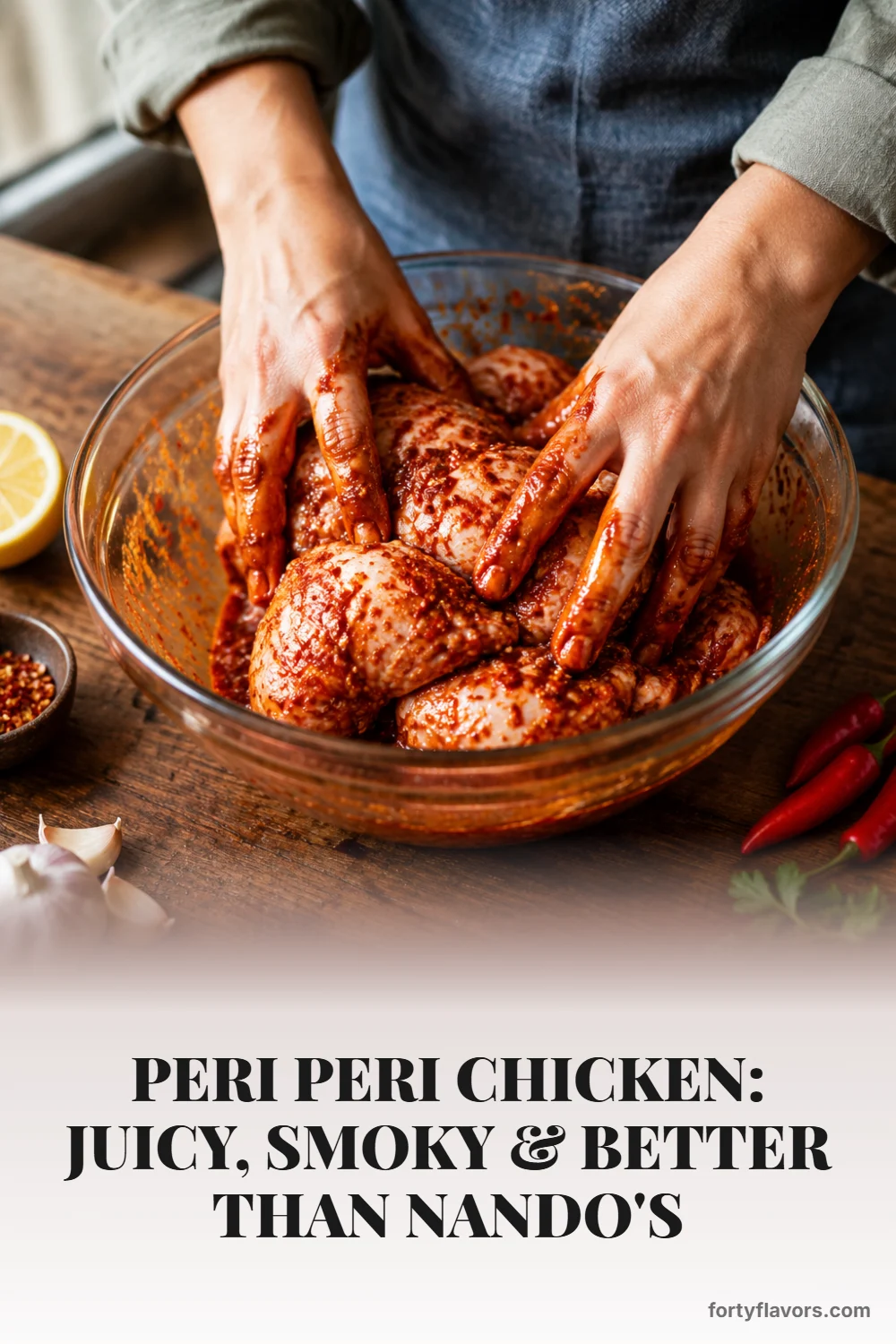 Peri Peri Chicken: Juicy, Smoky & Better Than Nando's – Pinterest pin 4