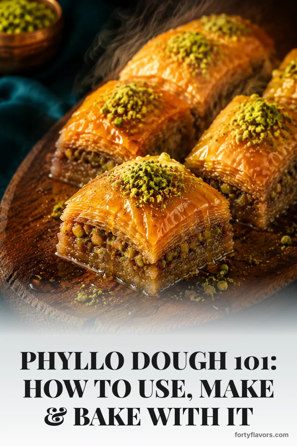 Phyllo Dough 101: How to Use, Make & Bake With It – Pinterest pin 1