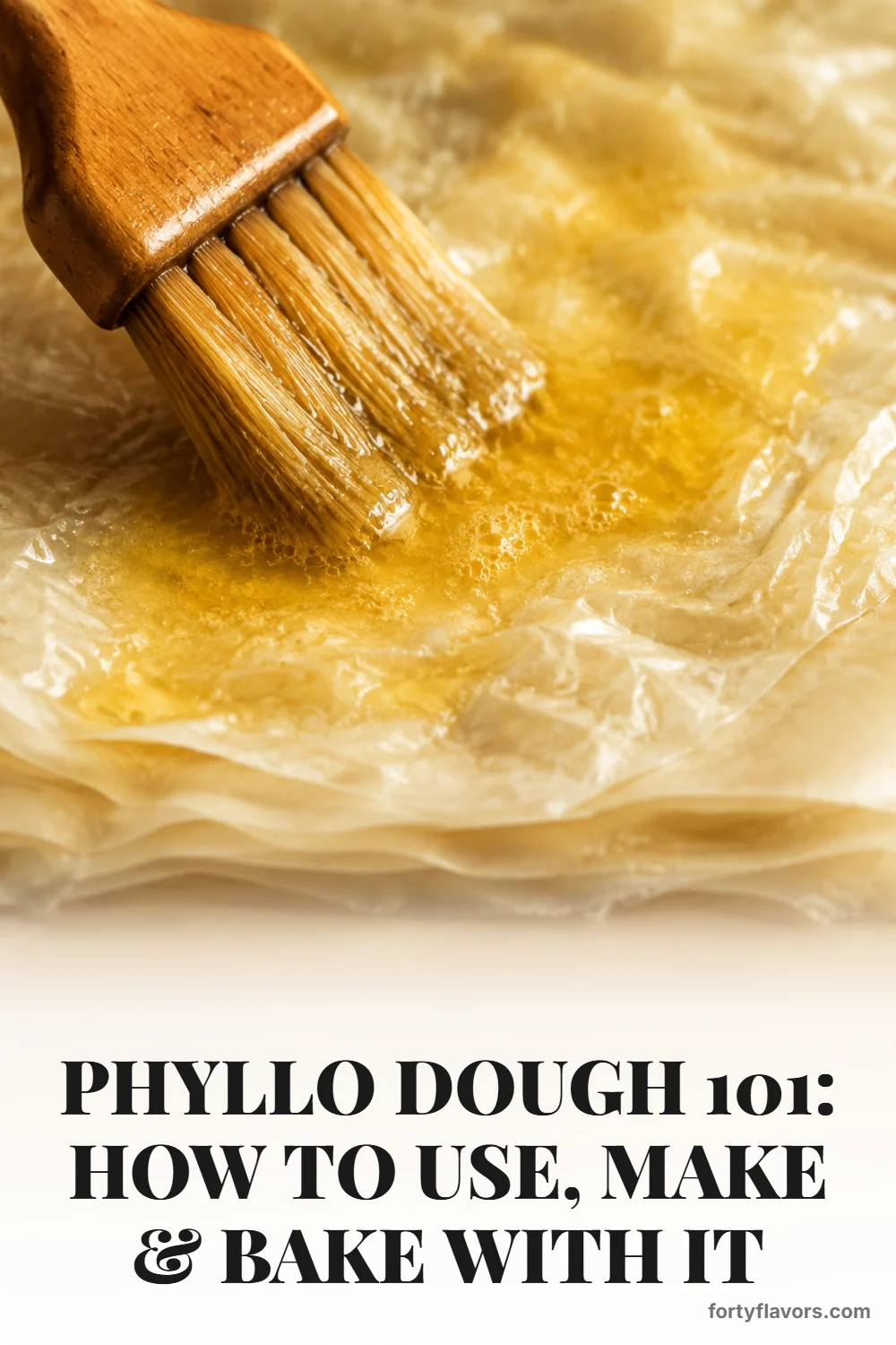 Phyllo Dough 101: How to Use, Make & Bake With It – Pinterest pin 5