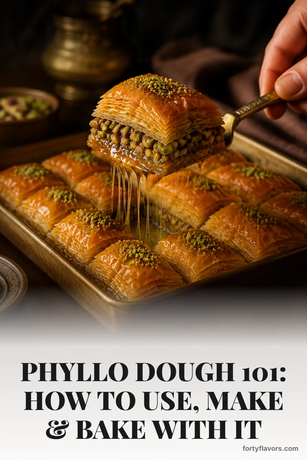 Phyllo Dough 101: How to Use, Make & Bake With It – Pinterest pin 8