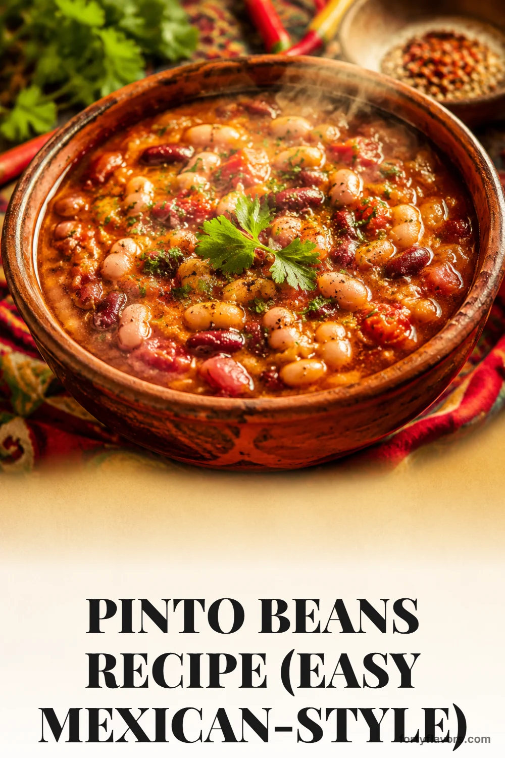 Pinto Beans Recipe (Easy Mexican-Style) – Pinterest pin 1