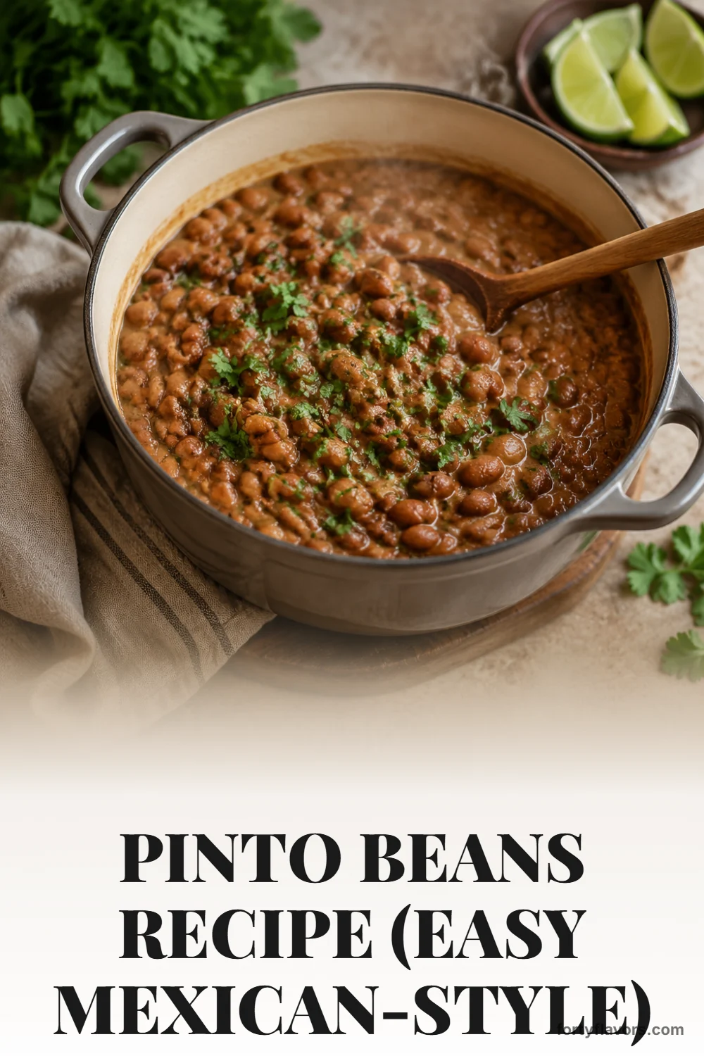 Pinto Beans Recipe (Easy Mexican-Style) – Pinterest pin 2