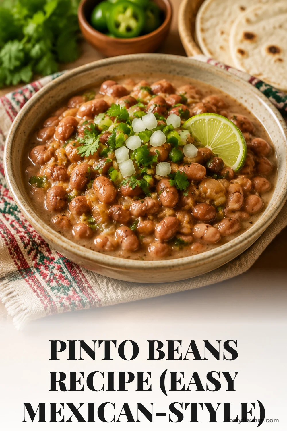 Pinto Beans Recipe (Easy Mexican-Style) – Pinterest pin 7