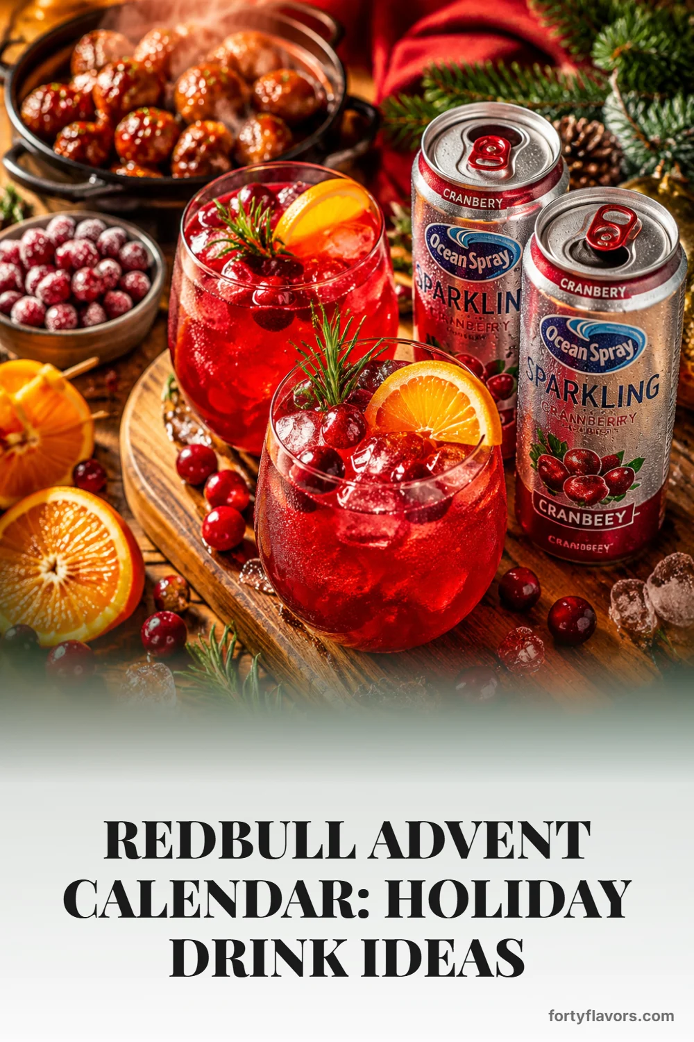 Redbull Advent Calendar: Holiday Drink Ideas – Pinterest pin 1