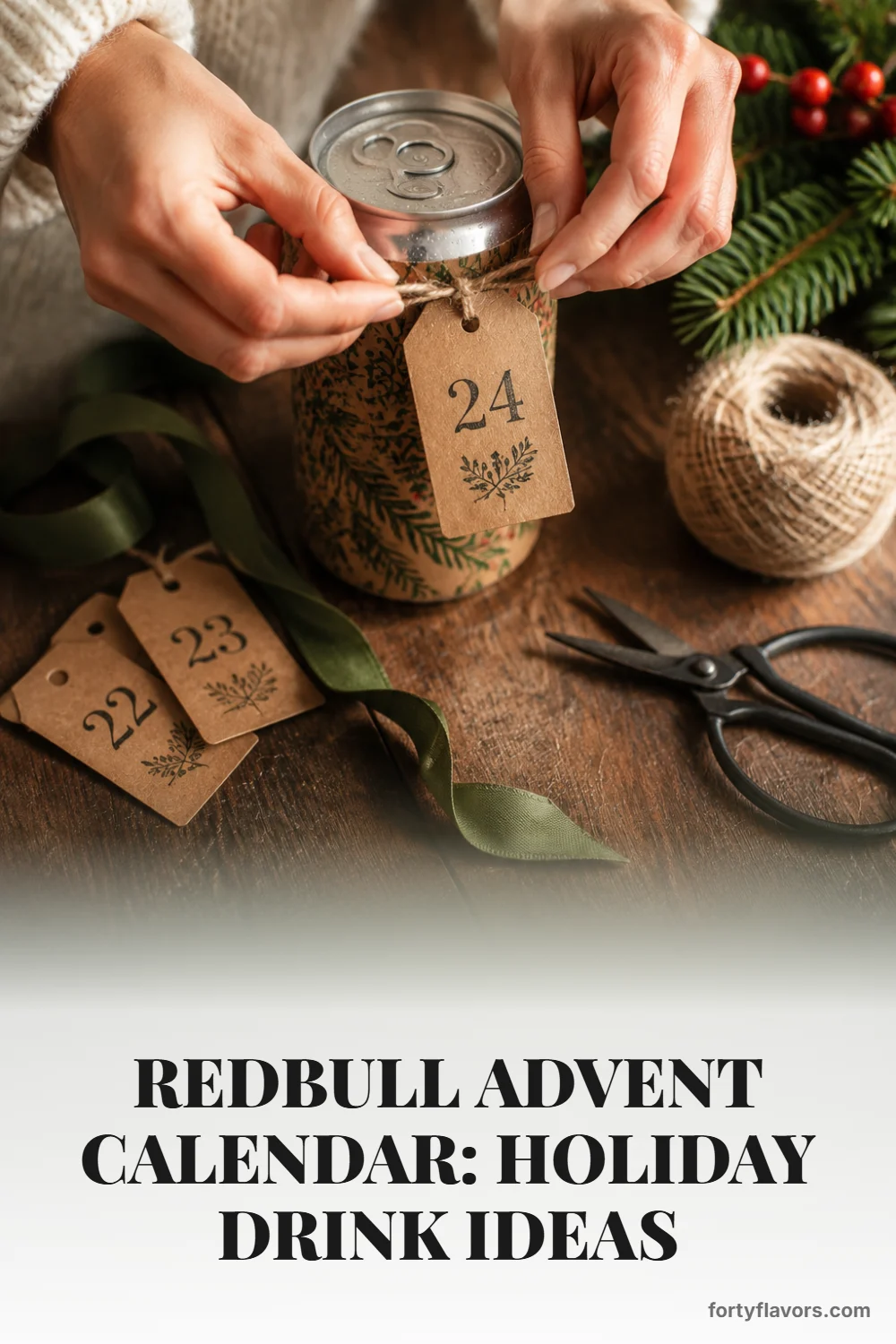 Redbull Advent Calendar: Holiday Drink Ideas – Pinterest pin 4