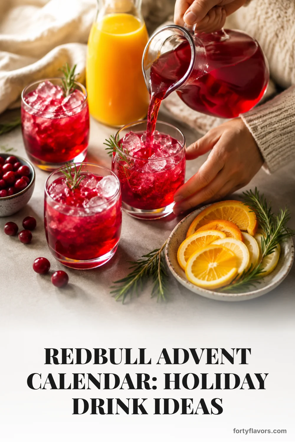 Redbull Advent Calendar: Holiday Drink Ideas – Pinterest pin 5