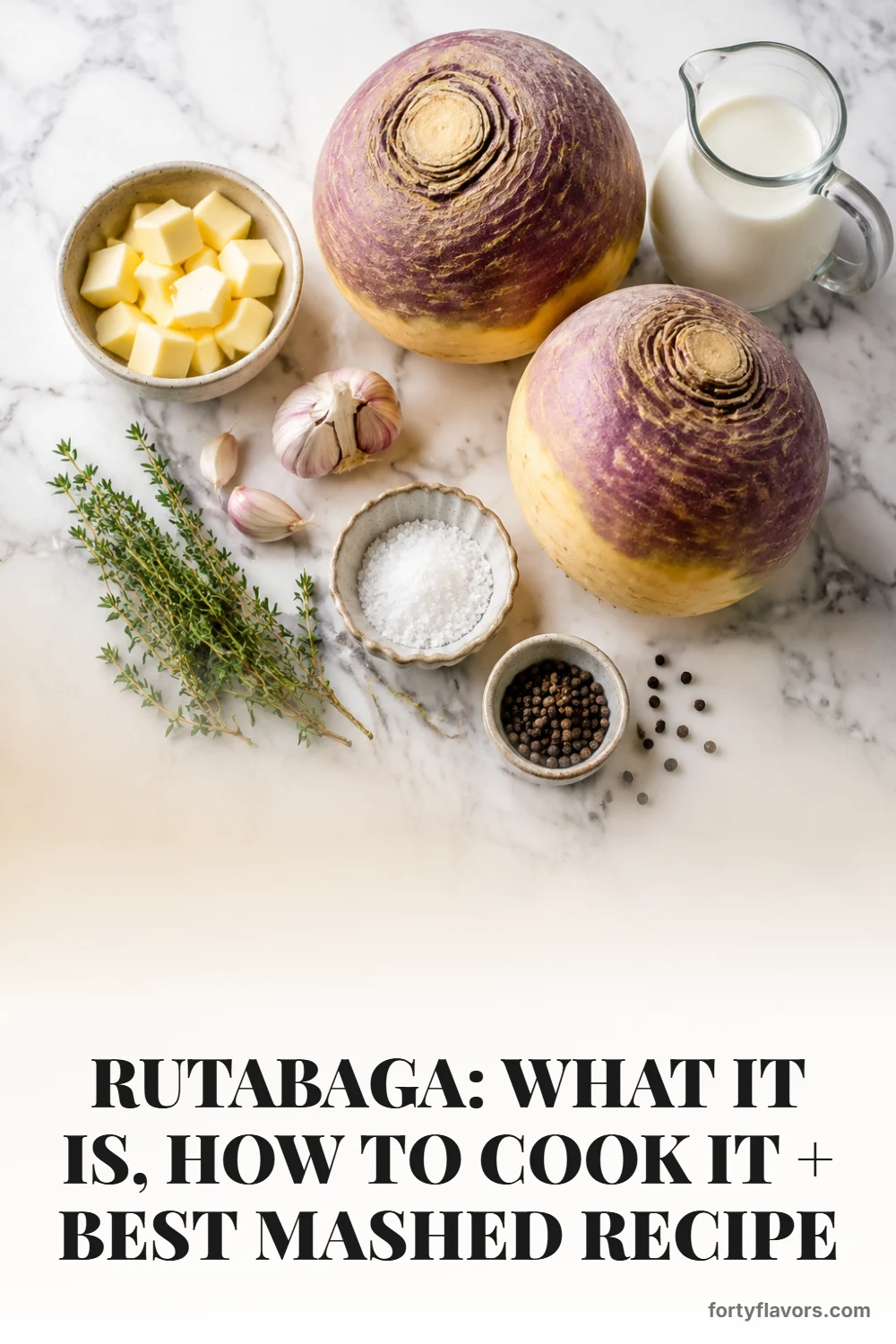 Rutabaga: What It Is, How to Cook It + Best Mashed Recipe – Pinterest pin 2