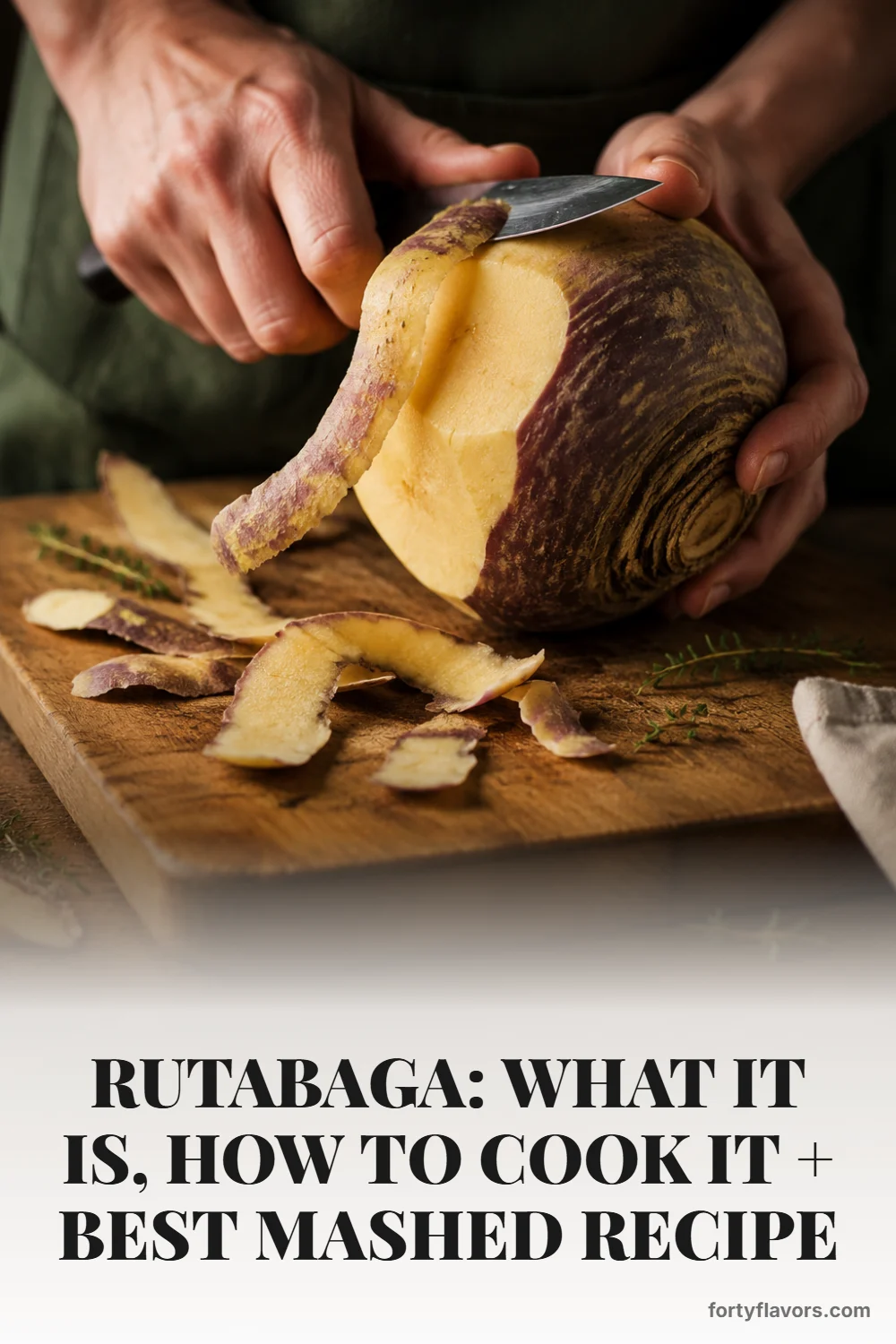 Rutabaga: What It Is, How to Cook It + Best Mashed Recipe – Pinterest pin 4