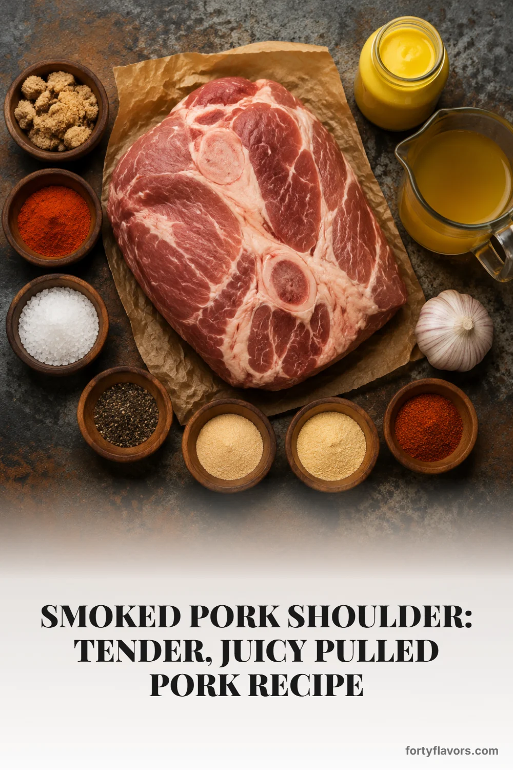 Smoked Pork Shoulder: Tender, Juicy Pulled Pork Recipe – Pinterest pin 2